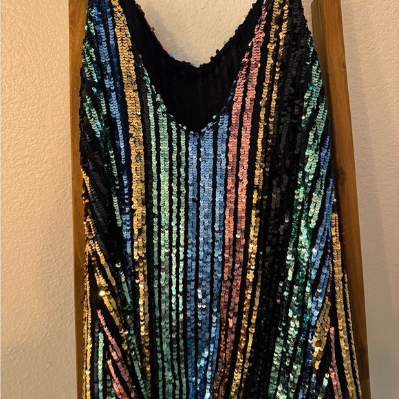 Show Me Your MuMu Multicolor Sequin Mini Dress - Picture 6 of 7